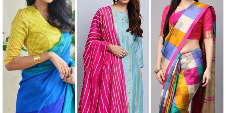 Different types of women wear in India