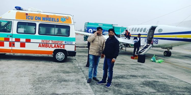 Air Ambulance Services; Help Transport Injured or Sick People in a Medical Emergency