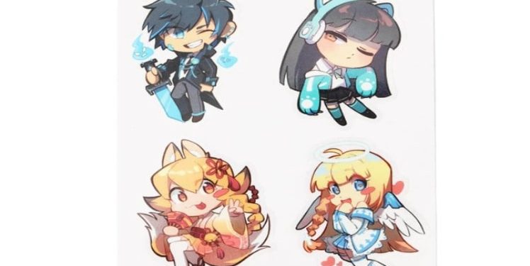 Die cut stickers VS  kiss cut stickers