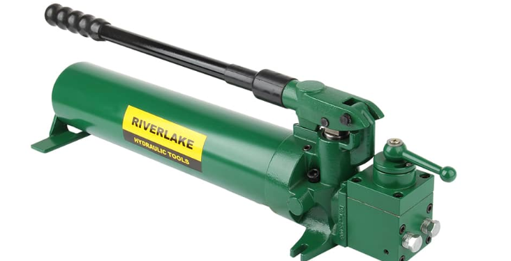 What is a hydraulic hand pump usually used for?